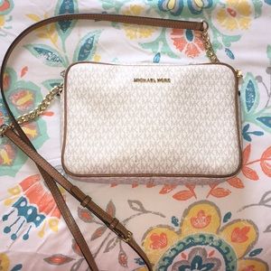 Michael Kors micro-logo cross body bag
